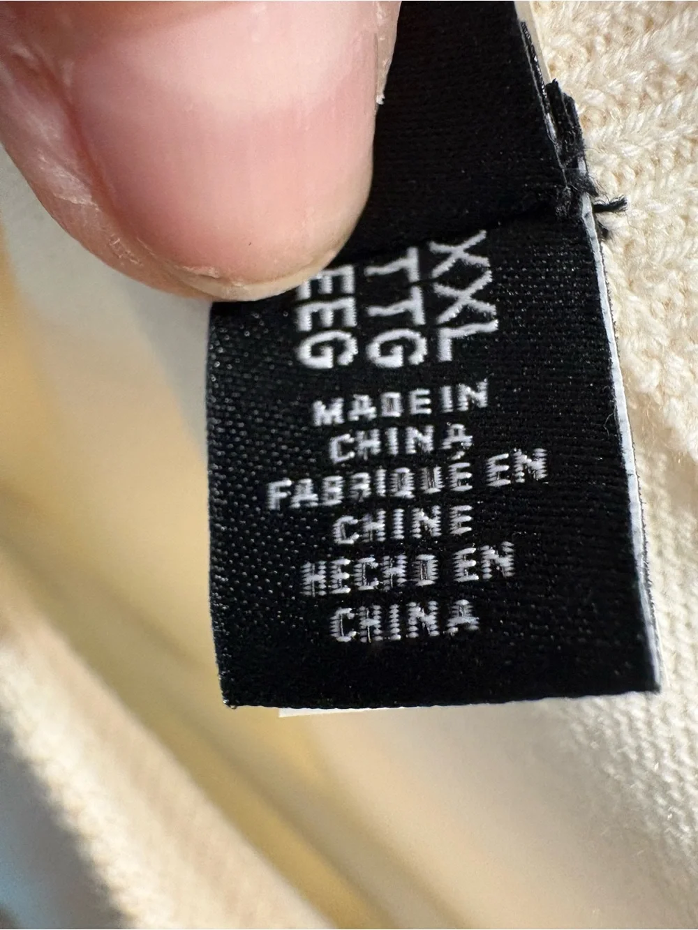Ralph Lauren Cream Tie-Waist Long-Sleeve Sweatee - Picture 7 of 8